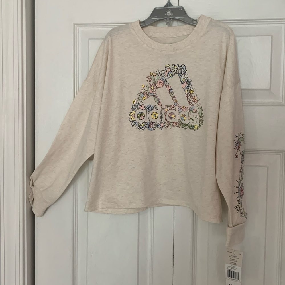 Girls Adidas long sleeve tee